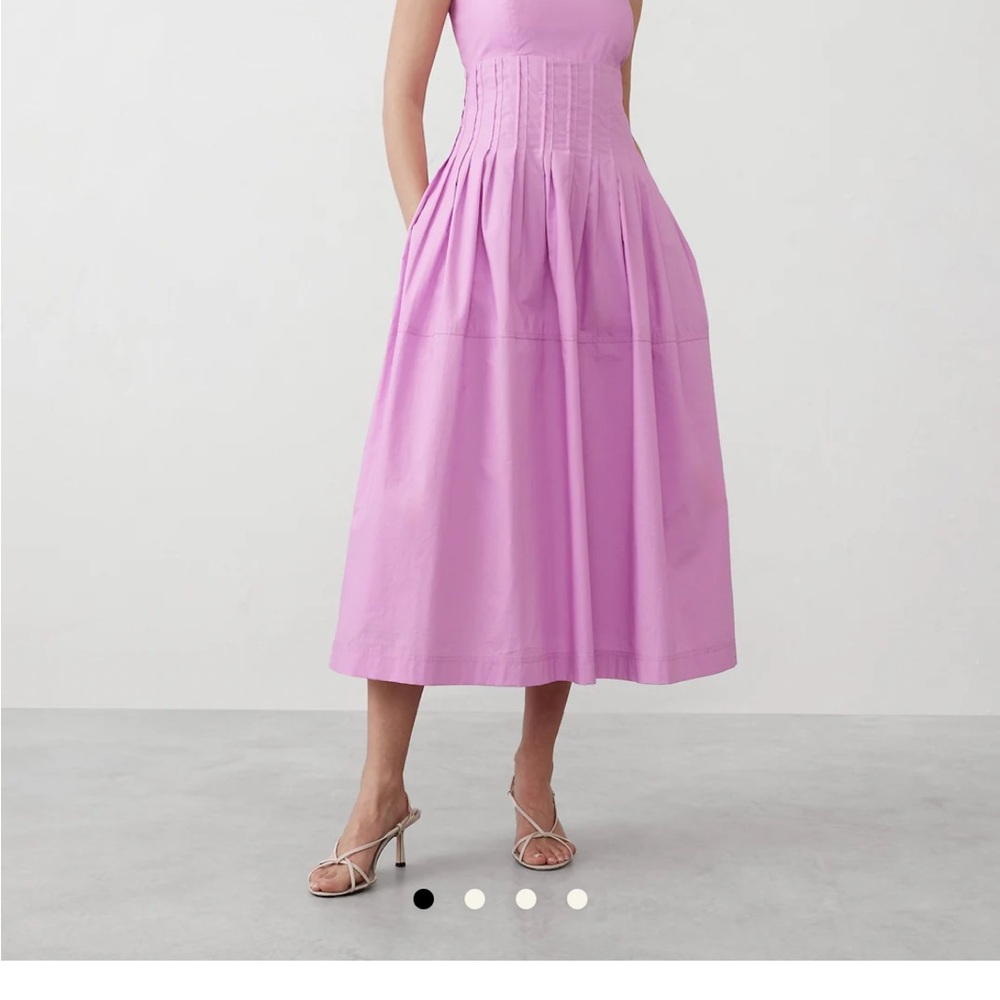 Banana Republic Pink/Purple Midi Dress